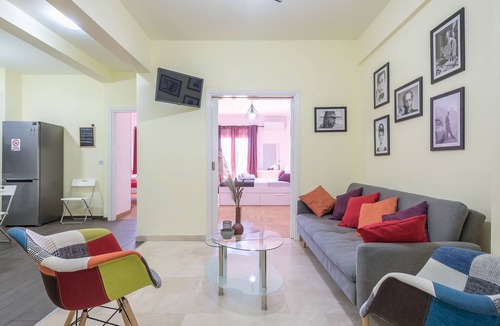 Omonia Apartment | Superb Acropolis view 3 bedroom apartment in historical center.