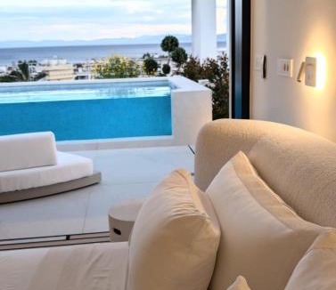Voula Apartment | The ROSE Luxury Penthouse with Private Swimming Pool
