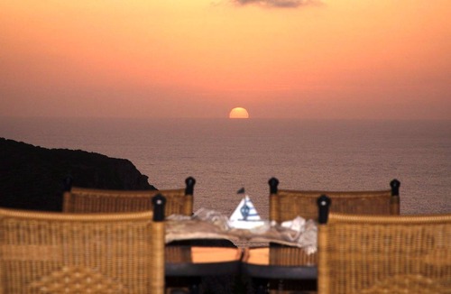 Paliki Apartment | Top floor Luxury apartment for 4 with pool above Petani Beach Kefalonia