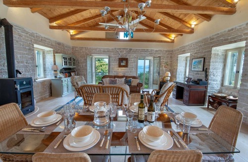 Koutsi Villa | Traditional 3-BR Villa with private pool/sea views