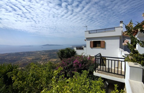 Voia House | Tranquil house in hillside Greek village with panoramic sea views!