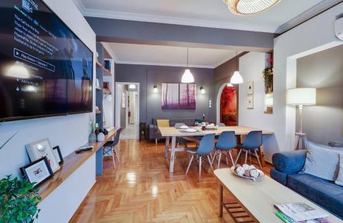 Platia Viktorias Apartment | Victoria 5star/5BR BigApt/Sauna/2min to metro