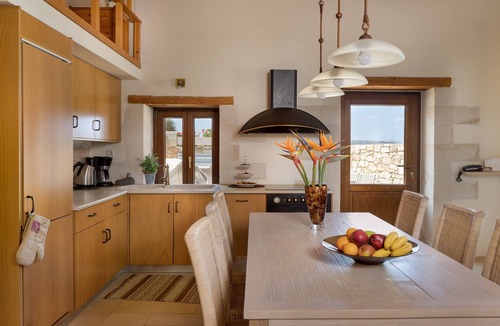 Makhairoi Villa | Villa Aladanos-stone villa/private heated jacuzzi and pool with amazing views