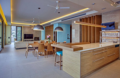 Agia Pelagia Villa | Villa Amfitriti - Luxury 6 bdr Villa with infinity heated pool