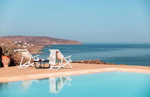 Kalafatis House | villa Annelle/Gorgeous panoramic views of Kalafati Bay/Private pool