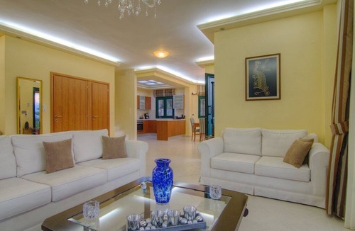 Kato Valsamonero Villa | Villa Balsam: Luxury villa with private swimming pool, garden, and barbeque.