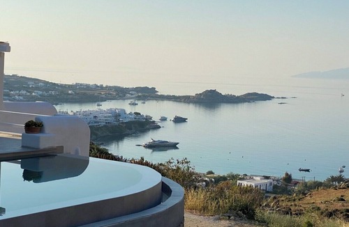 Glastros Villa | Villa Camelia 2 - Psarou View - Private Pool & Jacuzzi