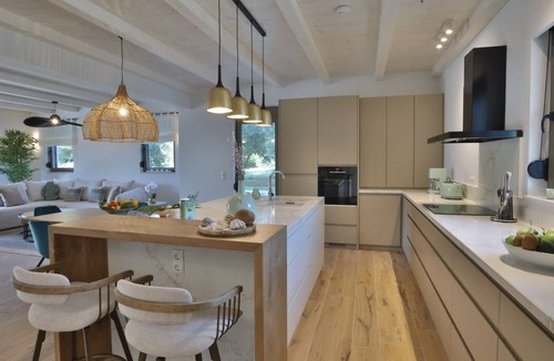Asteri Villa | Villa Ephelia, relaxation in the olive grove, with sea view,nPool can be heated.