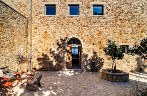 Sivota Villa | Villa Kalokairi comfortable and stylish stone house above Sivota