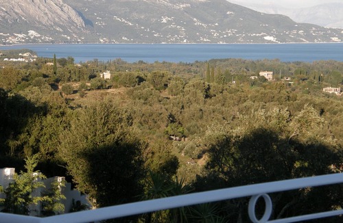 Vassilatika Villa | Villa Luce above Marina of Gouvia, stunning view