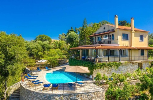 Lakka Villa | Villa Nefeli - Five Bedroom Villa, Sleeps 10
