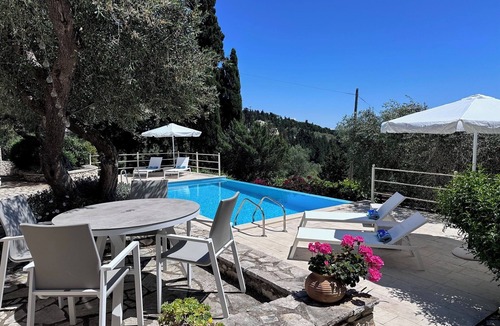 Magazia Villa | Villa Rosemary - 2 bed villa with infinity pool, extensive terraces & sea view.