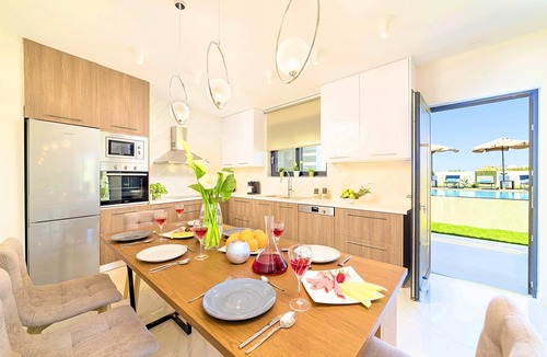 Kavros Villa | Villa Solaris with Heated Pool & Jacuzzi