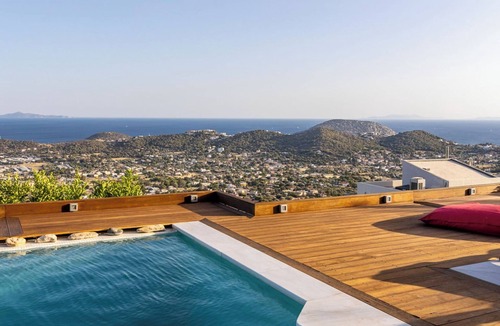 Anavyssos Villa | Villa TakeOff, 4 Bedrooms, 5 Bathrooms with Swimming Pool and Astonishing View.