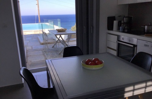 Steniai House | Villa with amazing sea view of the Agean sea and “chora”