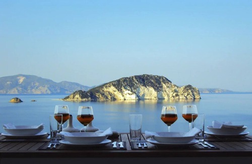 Marathias Villa | 'Villa With Private Pool - Sea View - For 2 Adults + 2 Young Children'