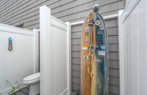 Bayville House | Waterfront Luxury Home with HEATED POOL, Outdoor Shower, sleeps 8