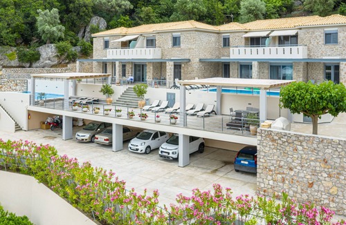 Katouna Apartment | You'll love this place exiting directly to the pool. The sea view is WOW