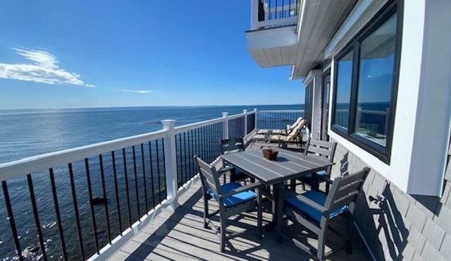 2-bedroom ocean-front Fairhaven home overlooking Buzzards Bay