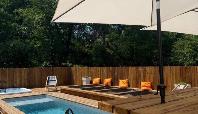 8 pers - Piscine & Jacuzzi - 15km Bordeaux