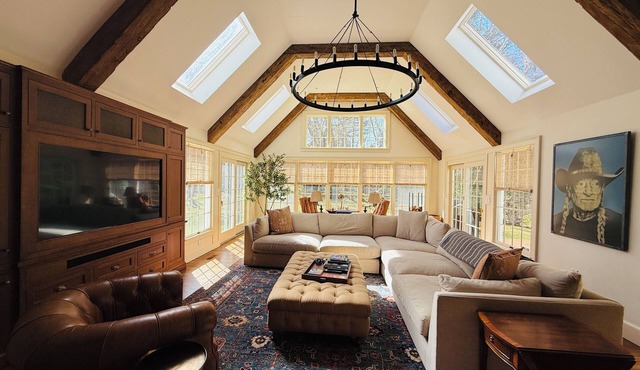 MAJOR INTERNATIONAL SPORTING EVENT! Luxury, private custom home w/indoor hoops, sauna, close to stadium