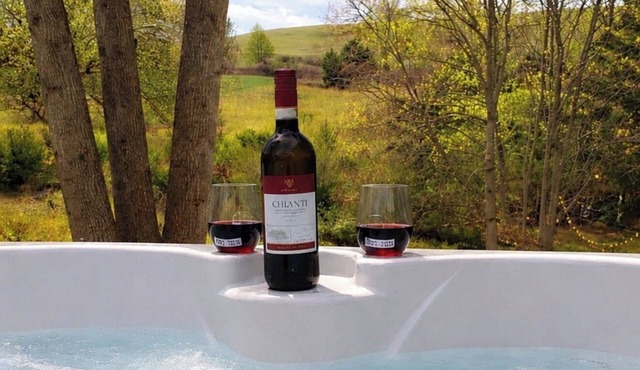Peaceful Mornings & Starlight Nights ! Hot tub ! Or Cool Tub! Fire pit! Pets!