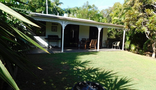 Separate Cottage & Cabin pet friendly yards, covered patios, carports .
