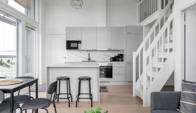 Spacious 3BR Penthouse Loft in Historical Amuri