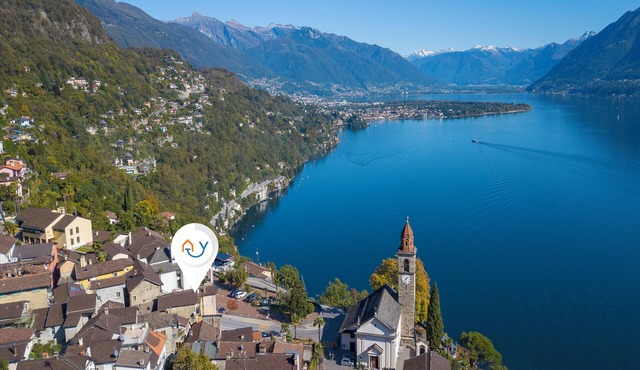 Yellow view apartment - Ronco S/Ascona, Ronco sopra Ascona, Switzerland