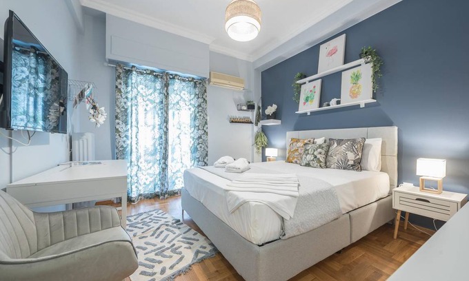 Ampelokipoi Apartment | 40 m² Apartment ∙ 1 bedroom ∙ 3 guests