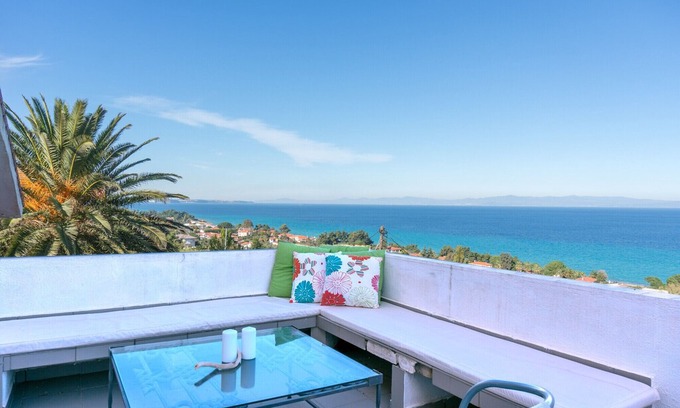 Pallini Apartment | Blue Horizon 3, 1BR apartment with fantastic view