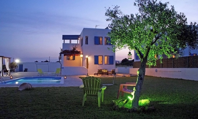 Gennadi Villa | Cycladic Villa (B) in Rhodes Island with Private Pool