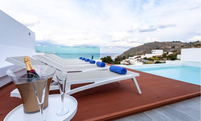 Vlicha Villa | Elite Rhodes Villa | Villa White Lindos | 3 Bedrooms | Private Pool | Sea View.