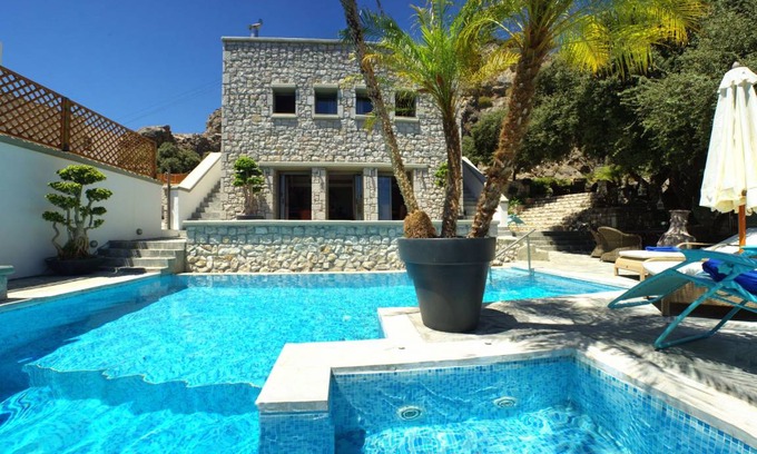 Pefkos Villa | Executive Rhodes Villa Villa Althea 2 Bedroom Villa with Sea Views Pefkos