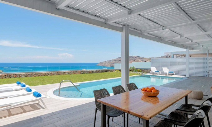Vlicha Villa | Executive Rhodes Villa | Villa Akrotiri | Stunning Sea Views | 3 Bedrooms |.