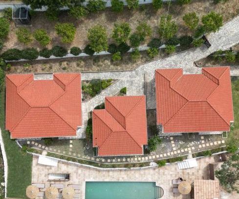 Mousata Apartment | Lorraine's Cottage Style Studios, shared swimming pool and bbq only for guests at Simotata village