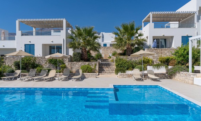 Kavros House | Modern 3 bedroom villa in Asprouliani, Triton Sea View Villa 4
