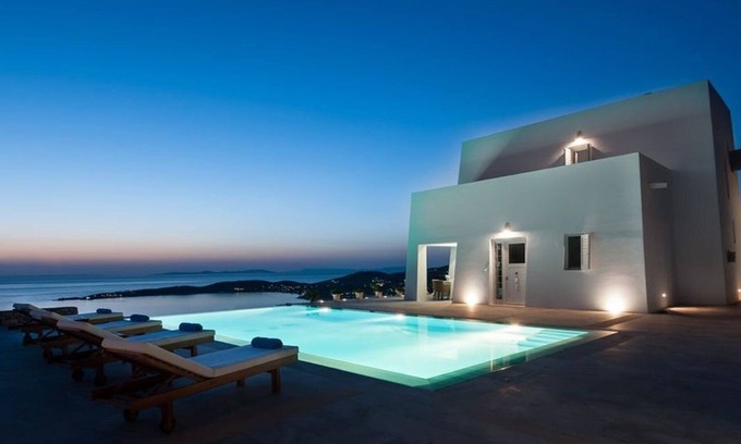Paros Villa | Platinum Paros Villa | 6 Bedroom Villa | 2 Private Infinity Pool & Beautiful.