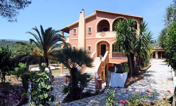 Limni Villa | Private Traditional Corfiot villa surrounded by olive trees