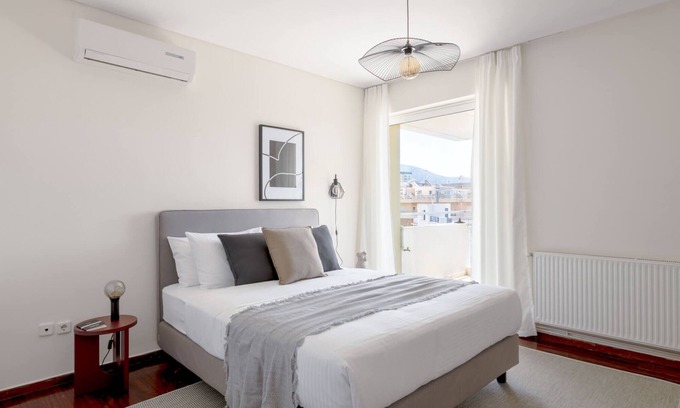 Alimos Apartment | Serene 2BR Apartment in Alimos with Sea view
