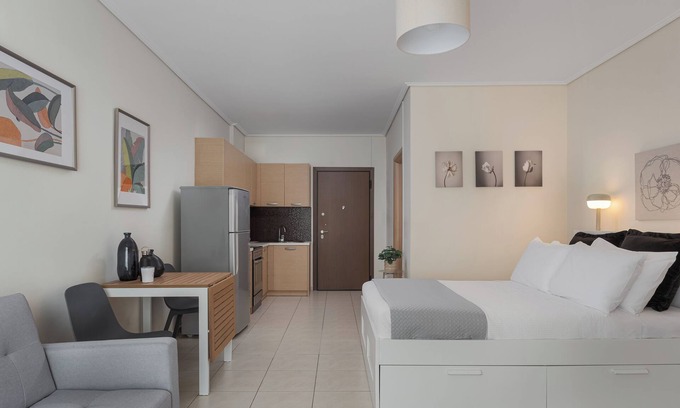 Zografos Apartment | Studio Apartment by Athenian Comfort Apartments
