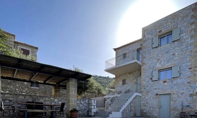Lefktron Villa | Stunning Family sea view Villa with private pool