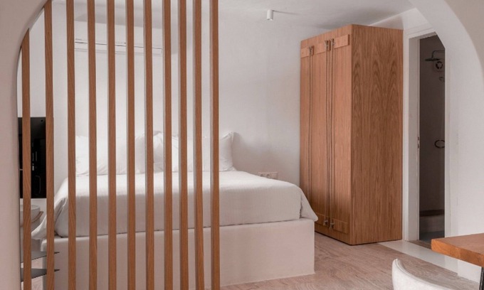 Elia Villa | Thrilling Mykonos Villa | Villa Trevor | 1 Bedroom Suite | Furnished Terrace.