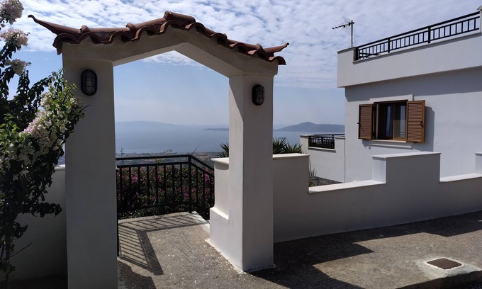 Voia House | Tranquil house in hillside Greek village with panoramic sea views!