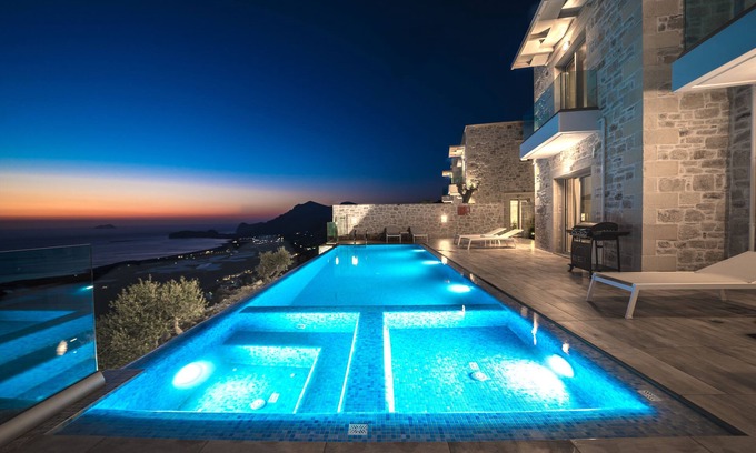 Zerviana Villa | Villa Alkinoos, sea view, spacious outdoor area
