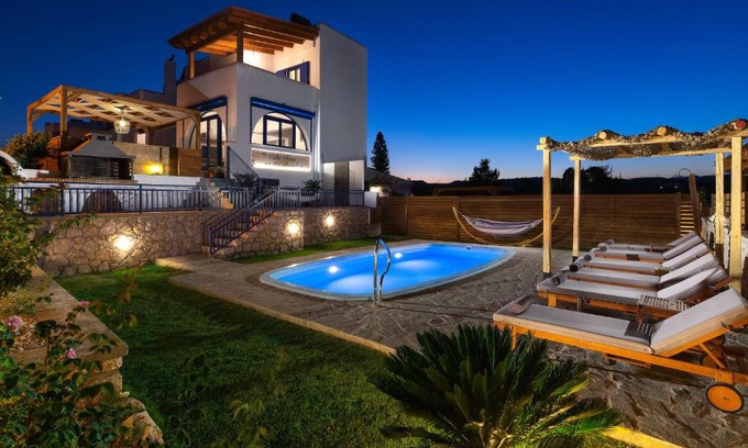 Afandou Villa | Villa Rose on the beach
