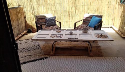 Twin Room with Private Patio
