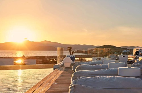 Agios Prokopios Apartment | Spectacular 1BR Suite with Sea View